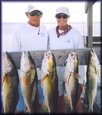 Captains Fred and Janie Petty have been guiding saltwater fishing trips on the shallows of the Lower Laguna Madre for over 25 years